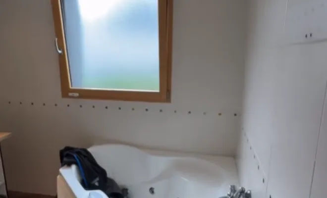 Transformation complète d'une salle de bain à Guipavas, Brest, ALP Plombier